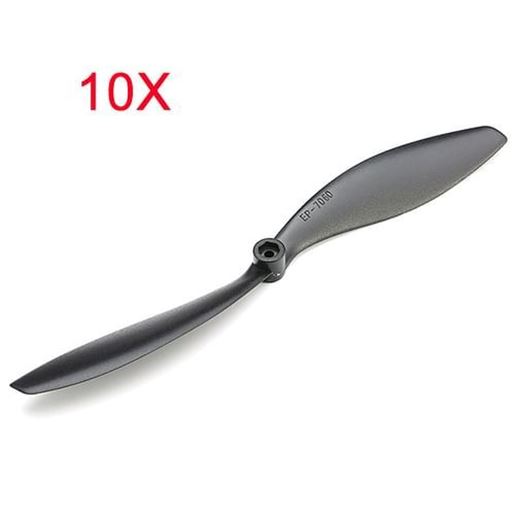 Picture of 10PCS 7060 7x6 inch Slow Fly Propeller Blade Black CCW for RC Airplane