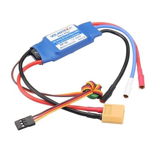 Picture of Volantex Easy-Plug 30A 2-3S Brushless ESC With XT60 Plug For 742-5 RC Airplane