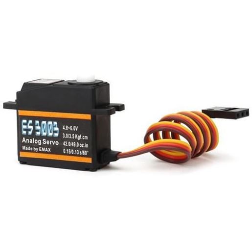 Picture of EMAX ES3003 17g 3.5kg 0.13sec 23T Plastic Gear Analog Servo For RC Airplane (Upgraded ES3103)