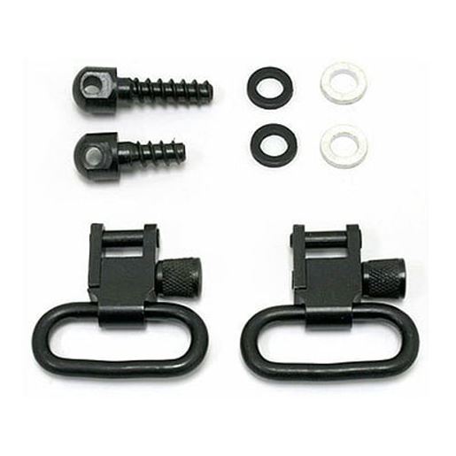 Picture of GrovTec Swivel Set, Wood Screws, Fits Bolt-Action Rifles, 1" Loops, Black Oxide