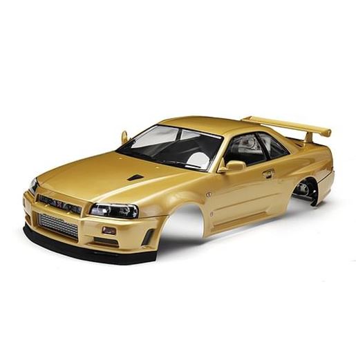 Picture of Killerbody 48645 NISSAN SKYLINE (R34) Finished Body Shell Champaign-gold for 1/10 Touring Car