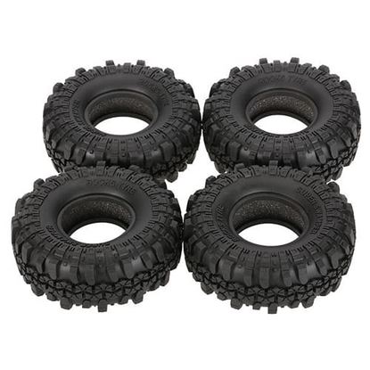 Picture of 4Pcs AUSTAR AX-4020 1.9 Inch 110mm 1/10 RC Car Tires For D90 SCX10 AXIAL RC4WD TF2 Rock Crawler