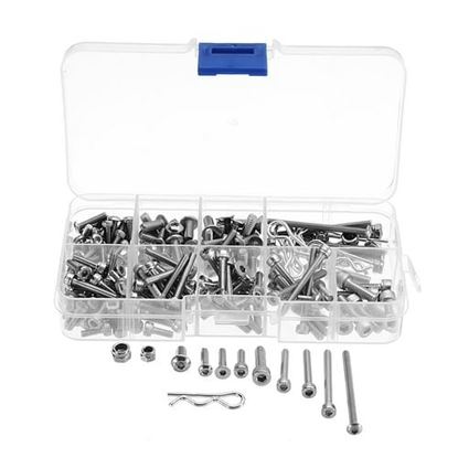 Picture of 205PCS Stainless Steel Screw Box Kit Set for Slash 4x4 Short Truck DIY Tools RC Car Parts