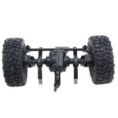 Picture of JJRC Front Bridge Axle With Wheel For Q60 Q61 1/16 2.4G Off-Road Military Trunk Crawler RC Car