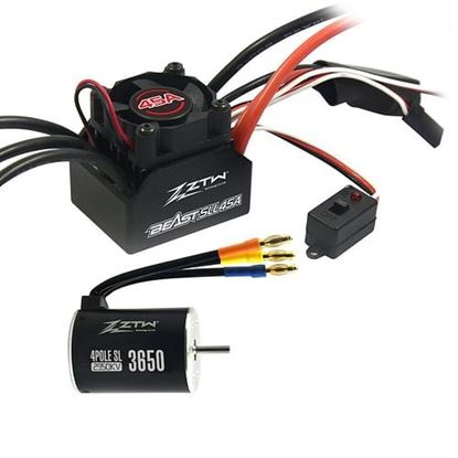 Picture of Beast Brushless Sl 3650B 2950Kv Rc Car Motor With SLL 45A Waterproof ESC Set For 1/10 Rc Car