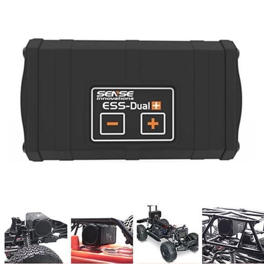 Picture of Sense Innovations ESS-DUAL 2 SPEAKERS Engine Sound Simulator For Axial SCX 10 II WRAITH Traxxas TRX4