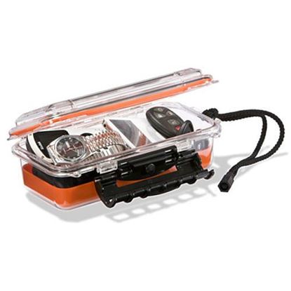 Picture of Plano Guide Series Waterproof Case, 9", Orange/Clear