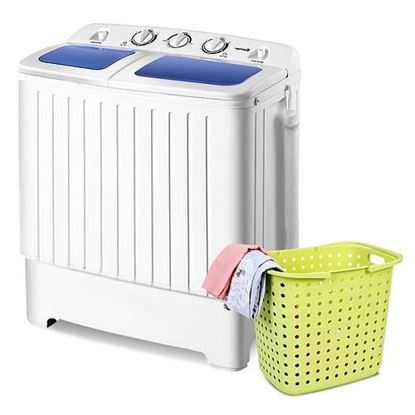 Picture of Small 110v Compact Twin Tub Washing Machine Washer Spinner