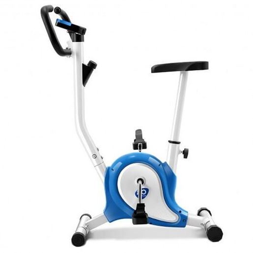 Picture of Stationary Fitness Cardio Upright Exercise Bike-Blue