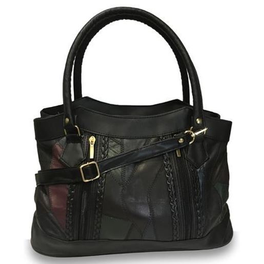 Picture of AFONiE- Braided Off The Shoulder Hobo Leather Handbag