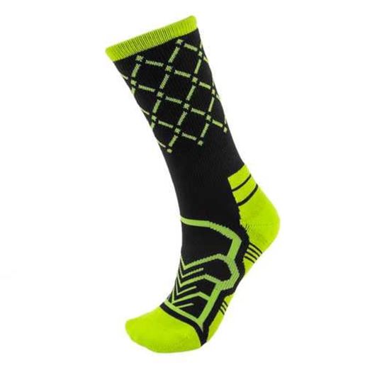 Picture of Medium Basketball Compression Socks, Black/Green