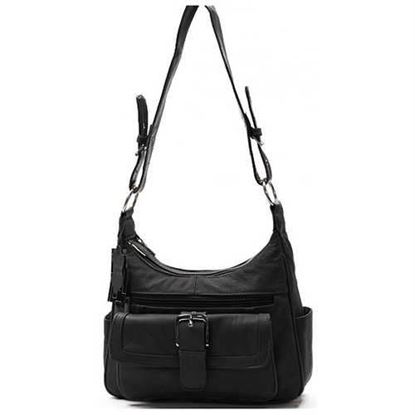 Picture of AFONiE Collection Timeless Black  Genuine Leather Women Purse