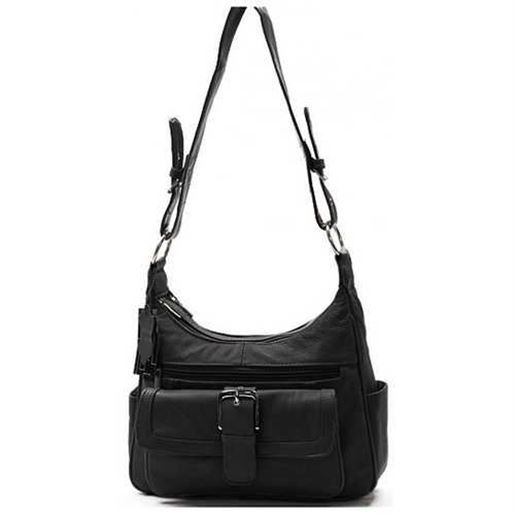 Picture of AFONiE Collection Timeless Black  Genuine Leather Women Purse