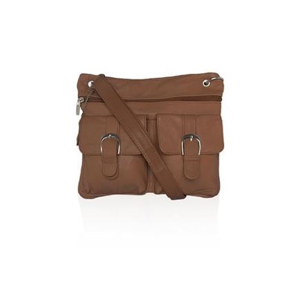 Picture of AFONiE Leather Crossbody Bags Casual Messenger Bag