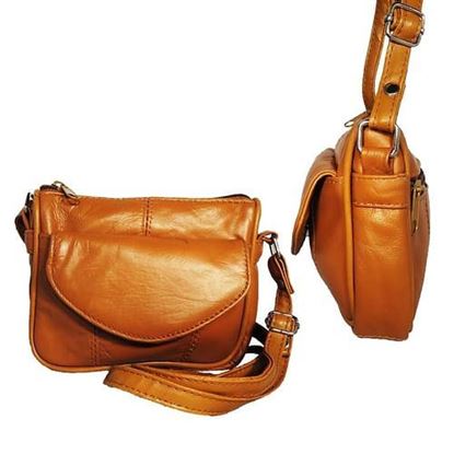 Picture of Small Leather Carry Crossbody Bag By Afonie