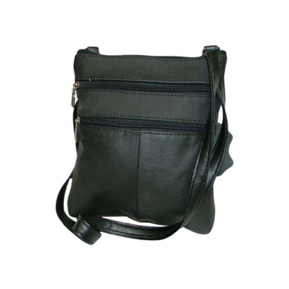 图片 Genuine Leather Cross-Body Bag - Assorted Colors
