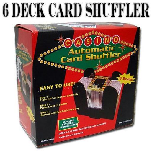 Picture of 6 Deck Automatic Card Shuffler - Battery-Operated