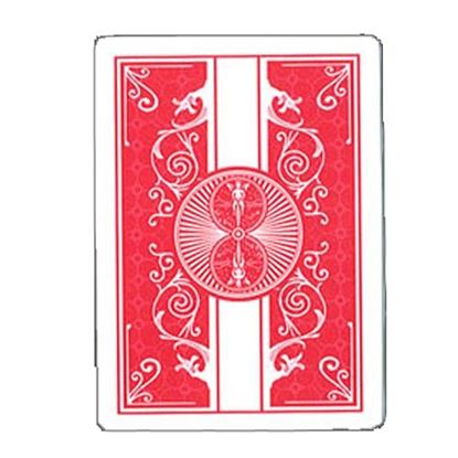 Picture of 100% Plastic Bicycle Prestige Red Poker Size Playing Cards