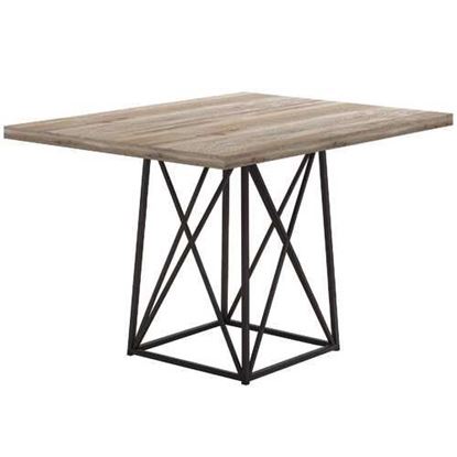 Picture of 36" x 48" x 31" Dark Taupe  Particle Board  Metal  Dining Table