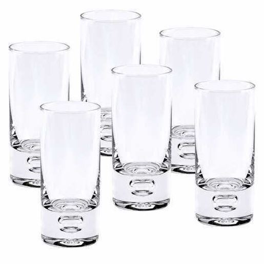 Picture of Mouth Blown Crystal 6 Pc Shot or Vodka Glass Set  3 oz