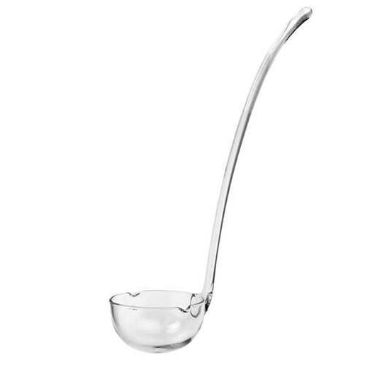 Picture of 12" Mouth Blown Crystal Lead Free Long Punch Ladle