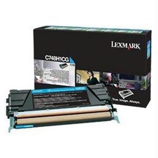 Picture of C748 CYAN HIGH YIELD RETURN PROGRAM TONER CARTRIDGE