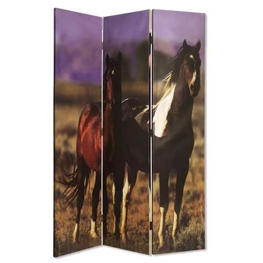 Picture of 1" x 48" x 72" Multi Color Canvas  Screen With Nurturing Mare