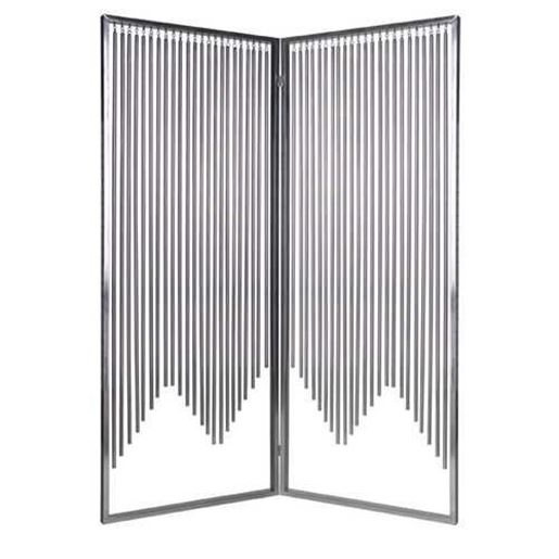 Picture of 1" x 55" x 71" Silver Metal  Screen