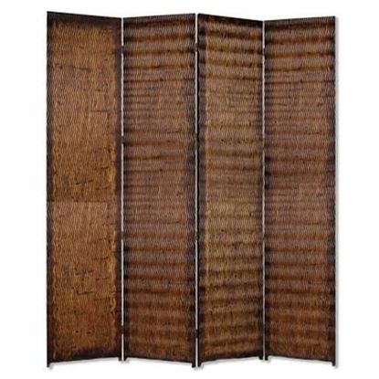 Picture of 1" x 84" x 84" Brown Wood  Screen