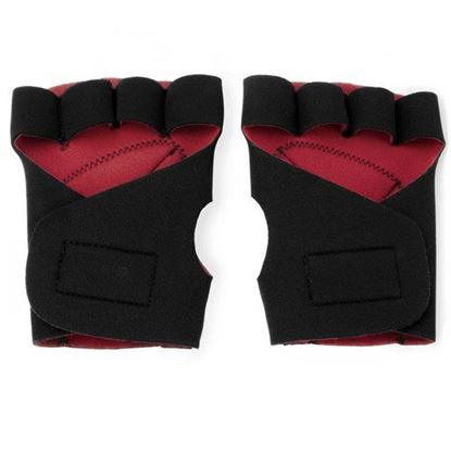 Picture of Half Finger Padded Cycling Gloves, Red