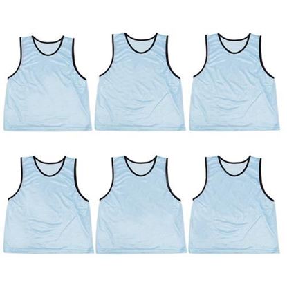 Picture of 6-pack Adult Scrimmage Pinnies, Light Blue