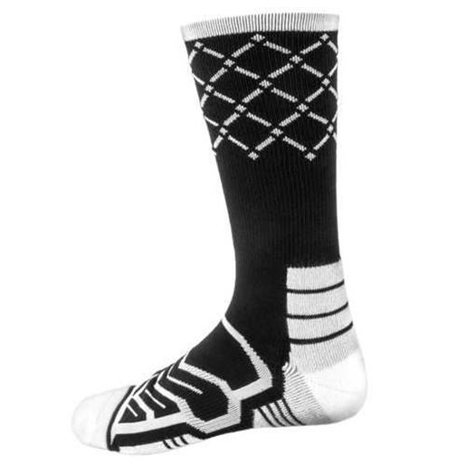 Picture of Large Basketball Compression Socks, Black/White