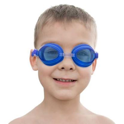 Picture of Kids Swim Goggles & Case, Blue