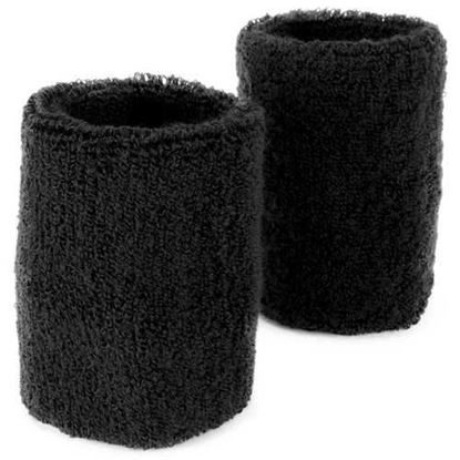 图片 Wrist Sweatbands 2-pack, Black