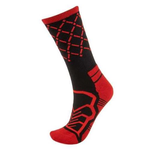 Picture of Medium Basketball Compression Socks, Black/Red