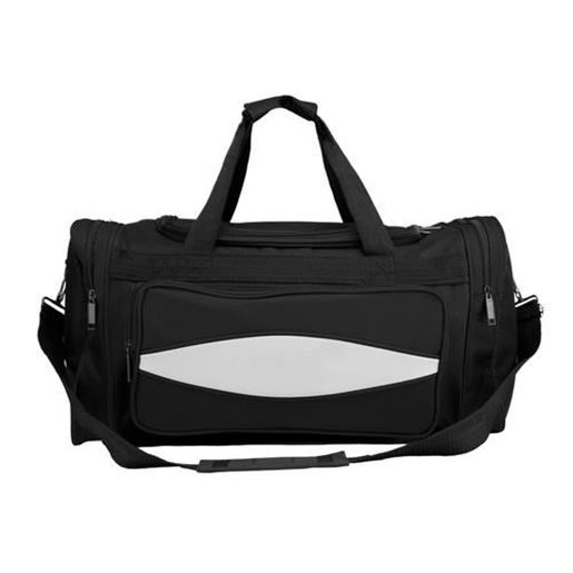 Picture of 20 Inch Black 600HD Tuff Cloth Canvas Duffel Bag