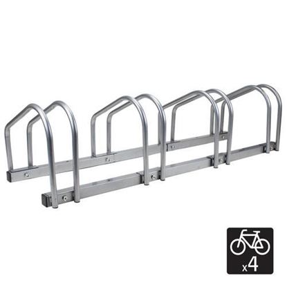 Picture of 4 Bicycle Floor Stand and Storage Rack