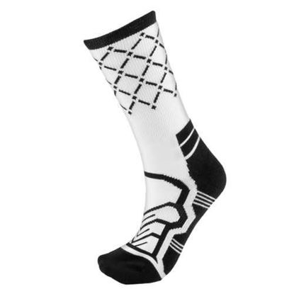 Picture of Medium Basketball Compression Socks, White/Black