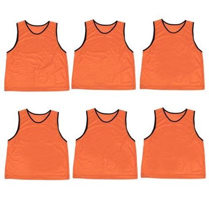 Picture of 6-pack Adult Scrimmage Pinnies, Orange