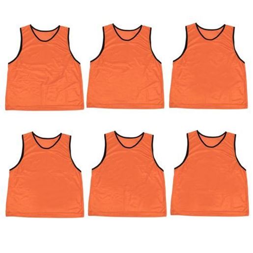 Picture of 6-pack Adult Scrimmage Pinnies, Orange