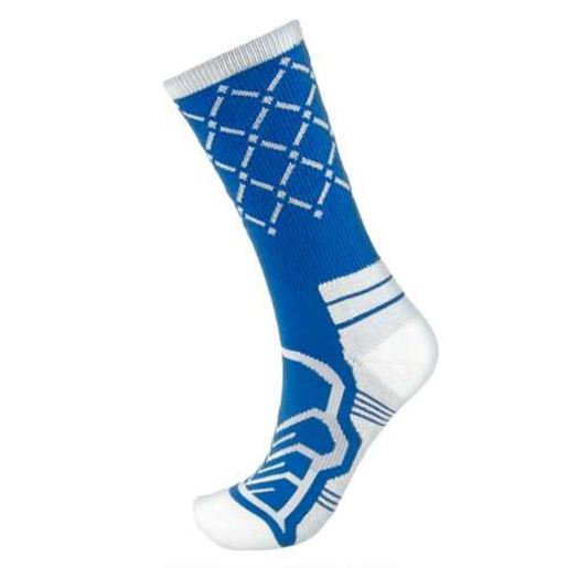 Picture of Medium Basketball Compression Socks, Blue/White