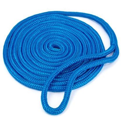 Picture of 15' Double-Braided Nylon Dockline, Blue