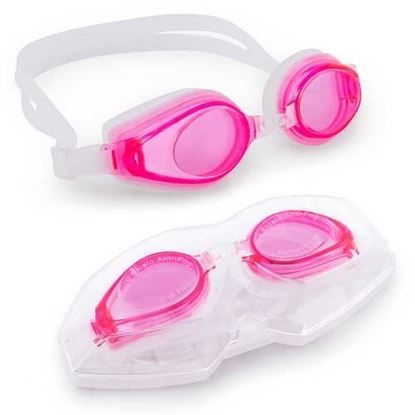 Picture of Adult Swimming Goggles with Case, Pink