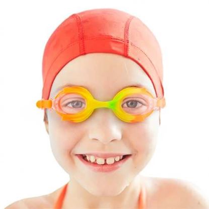 Picture of Colorful Kids Goggles with Case, Tropical