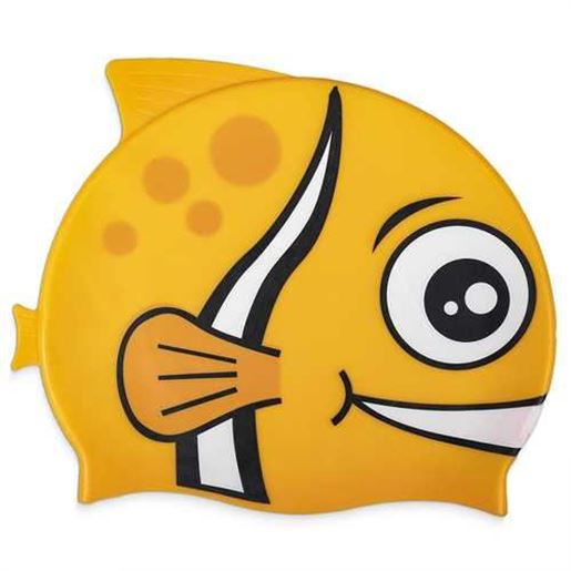 Picture of Kids Fishy Swim Cap, Yellow