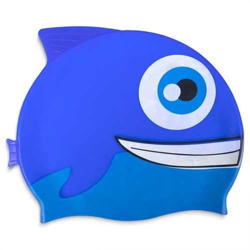 Picture of Kids Fishy Swim Cap, Blue