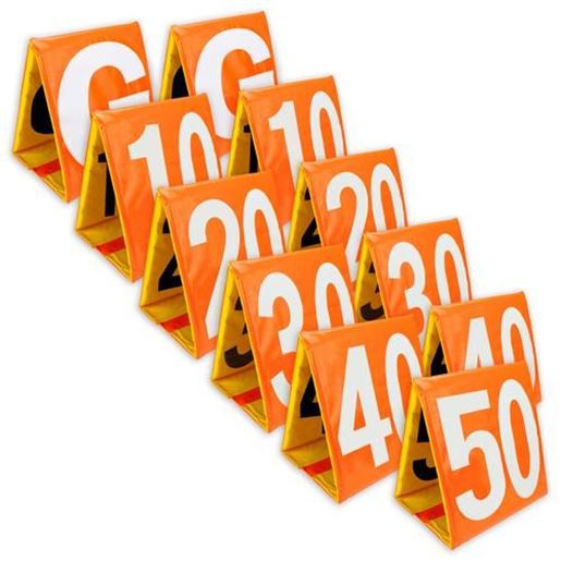 Picture of Day/Night Football Yard Markers, Full Set of 11