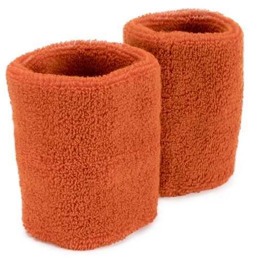 Picture of Wrist Sweatbands 2-pack, Orange