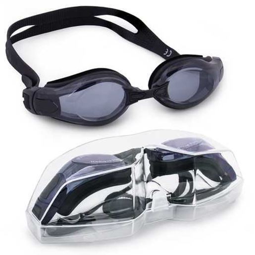 Picture of Clear Swimming Goggles with Case, Black