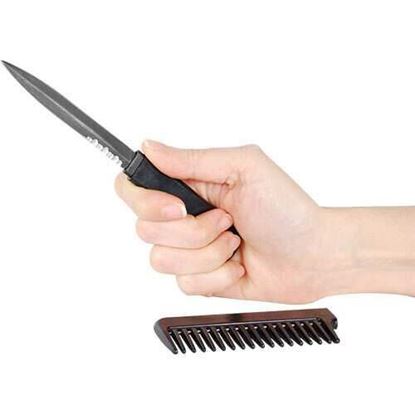 Picture of Black Color Comb Metal Knife